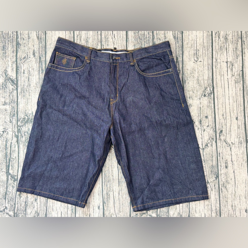 Rocawear Equatorial Blue Denim Jean Shorts, Men's Size 40, Relaxed Fit